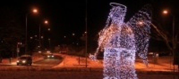 Tak jeszcze niedawno wyglądało rondo Raegana l fot. www.bukowe.info